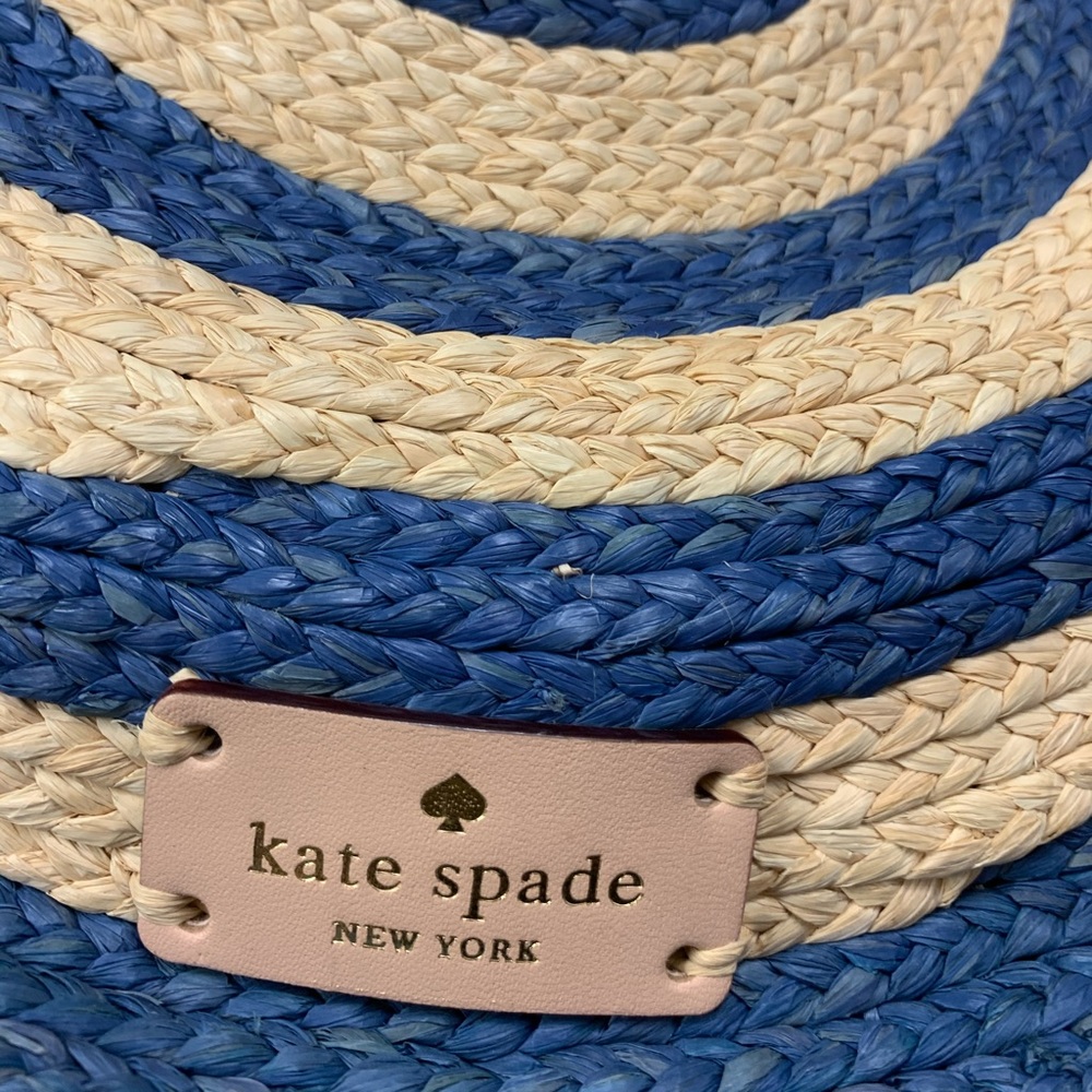 Kate Spade Rwanda Hand in Hand Raffia Circle Bag - Picture 6 of 7